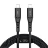 Tech-Protect Ultraboost UB11T USB-C–USB-C kabelis PD 240W, 200 cm, juodas