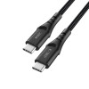 Tech-Protect Ultraboost UB11T USB-C–USB-C kabelis PD 240W, 200 cm, juodas