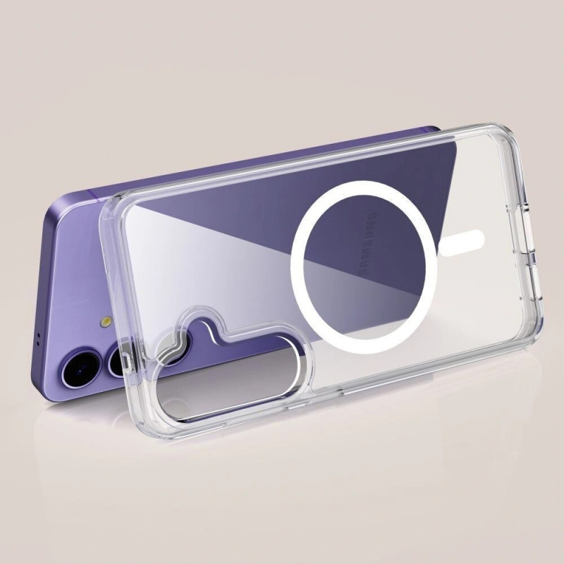 Tech-Protect FlexAir MagSafe dėklas Samsung Galaxy S26 Ultra, permatomas
