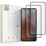 Tech-Protect Glass Fit+ rūdytas stiklas skirtas Nothing Phone 3 / 3a / 3a Pro (2 vnt.), juodas