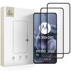 Tech-Protect Glass Fit+ grūdintas stiklas, skirtas Motorola Moto G86 5G / G86 5G Power (2 vnt.), juodas