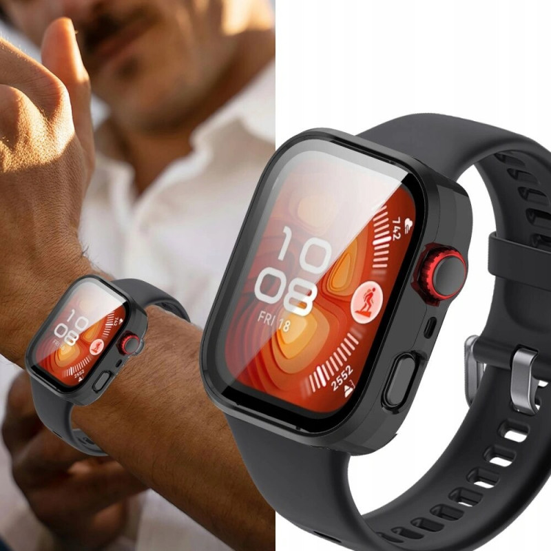 Tech-Protect Defense dėklas skirtas Huawei Watch Fit 4, permatomas