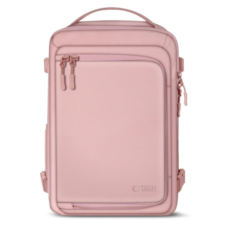 Tech-Protect Defender S50 Ryanair & Wizzair kelioninė nešiojamojo kompiuterio saloninė kuprinė, 20 L, 40x20x25 cm, Dusty Pink