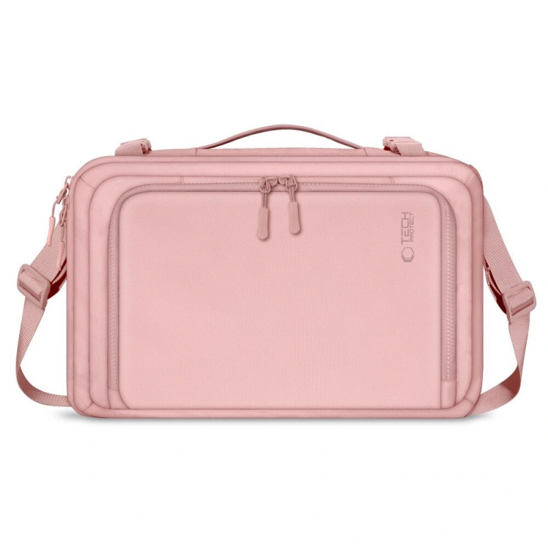 Tech-Protect Defender S50 Ryanair & Wizzair kelioninė nešiojamojo kompiuterio saloninė kuprinė, 20 L, 40x20x25 cm, Dusty Pink