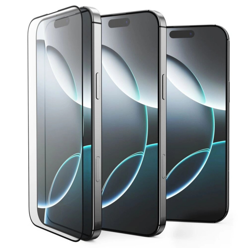Tech-Protect Glass Fit+ grūdintas stiklas, skirtas Motorola Moto G56 5G (2 vnt.), juodas