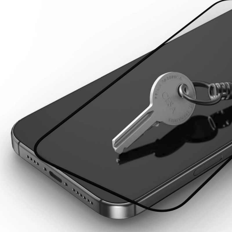 Tech-Protect Glass Fit+ grūdintas stiklas, skirtas Motorola Moto G56 5G (2 vnt.), juodas