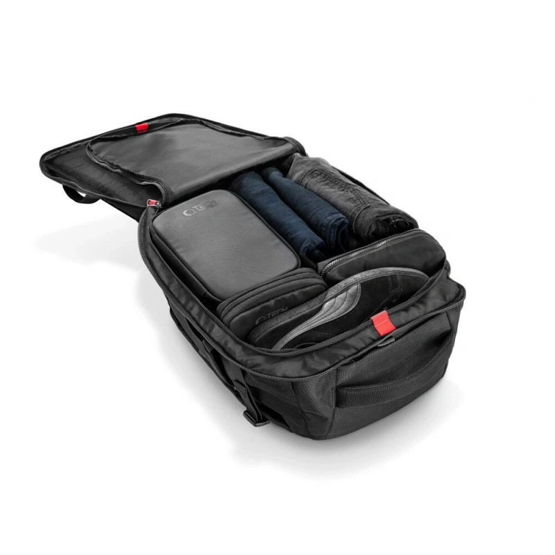 Tech-Protect Defender S40 Ryanair & Wizzair kelioninė nešiojamojo kompiuterio rankinio bagažo kuprinė, 20 L, 40x20x25 cm, juoda