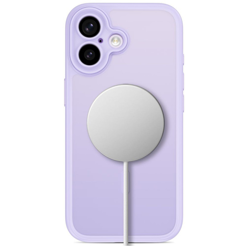 Tech-Protect MagPeak MagSafe CC dėklas, skirtas Apple iPhone 17, matinis levandų