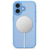 Tech-Protect MagPeak MagSafe CC dėklas, skirtas Apple iPhone 17, matinis Mist Blue
