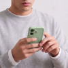 Tech-Protect MagPeak MagSafe CC dėklas, skirtas Apple iPhone 17, matinė šalavijo spalva
