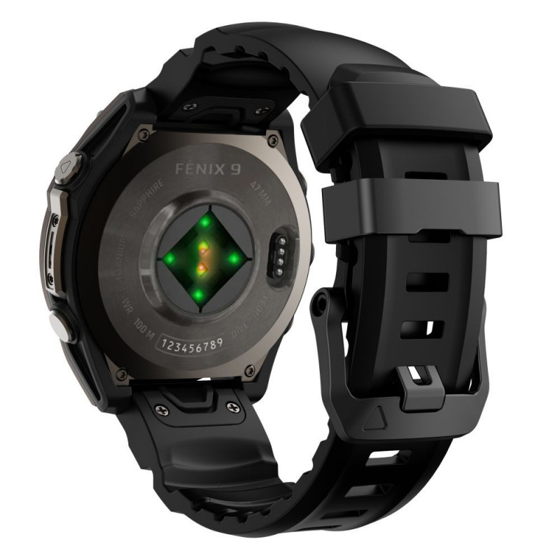 Tech-Protect Motion Garmin Fenix 5X / 5X Plus / 6X / 6X Pro / 7X / 8 / 8 Pro / 9 / 9 Pro laikrodžio apyrankė (47 mm), juoda