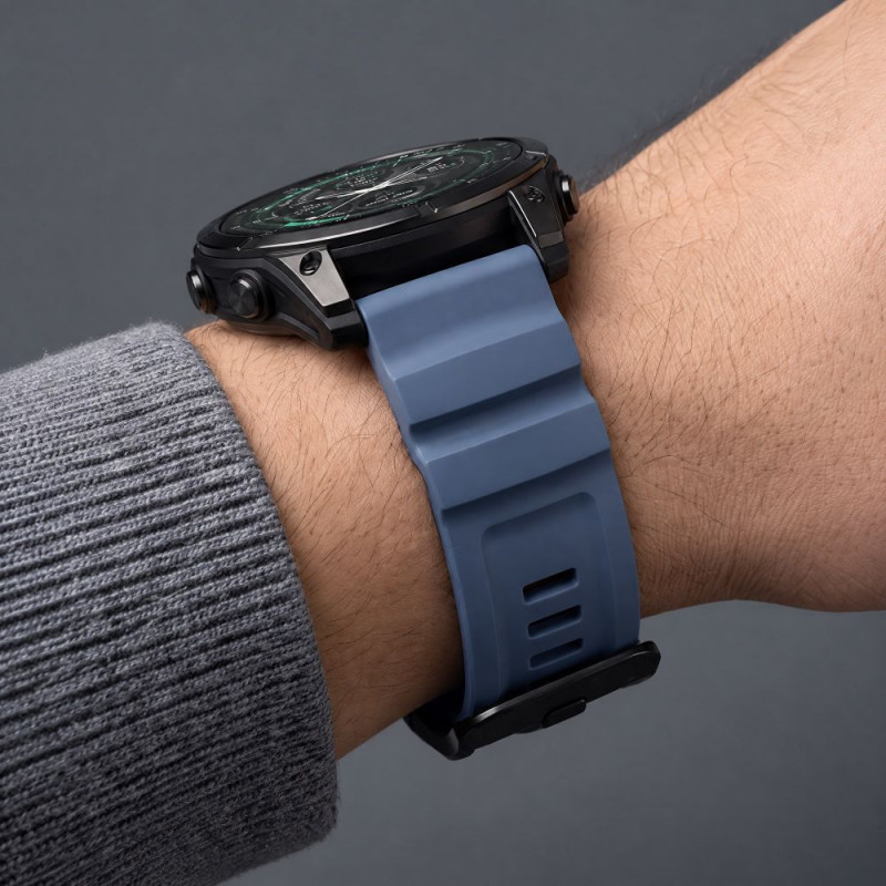Tech-Protect Motion Garmin Fenix 5X / 5X Plus / 6X / 6X Pro / 7X / 8 / 8 Pro / 9 / 9 Pro laikrodžio dirželis (47 mm), Nautical Blue