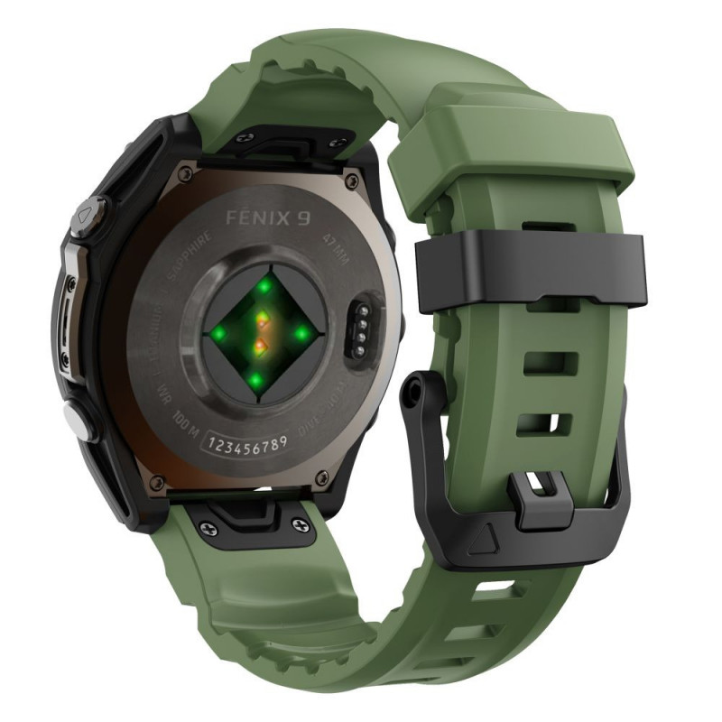 Tech-Protect Motion Garmin Fenix 5X / 5X Plus / 6X / 6X Pro / 7X / 8 / 8 Pro / 9 / 9 Pro laikrodžio apyrankė (47 mm), Military Green