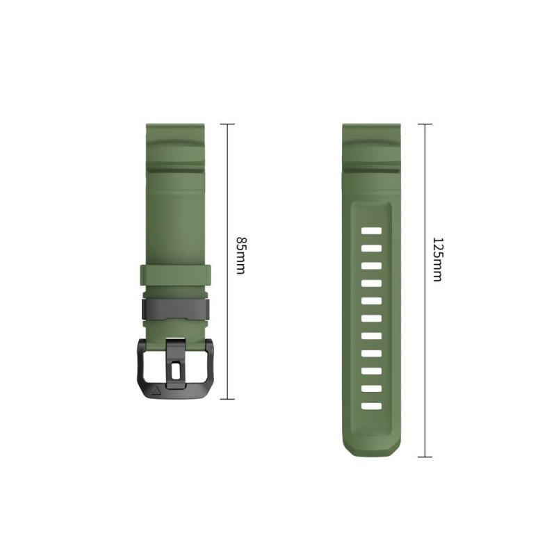 Tech-Protect Motion Garmin Fenix 5X / 5X Plus / 6X / 6X Pro / 7X / 8 / 8 Pro / 9 / 9 Pro laikrodžio apyrankė (47 mm), Military Green