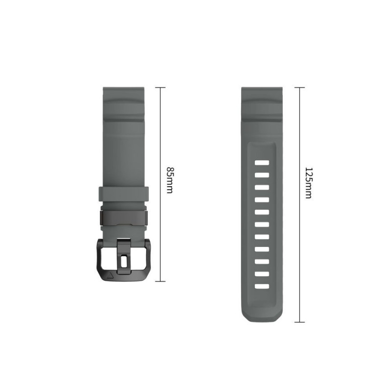 Tech-Protect Motion Garmin Fenix 5X / 5X Plus / 6X / 6X Pro / 7X / 8 / 8 Pro / 9 / 9 Pro laikrodžio apyrankė (51 mm), Storm Grey