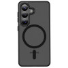 Tech-Protect Magmat MagSafe dėklas, skirtas Samsung Galaxy S26+, matinė juoda