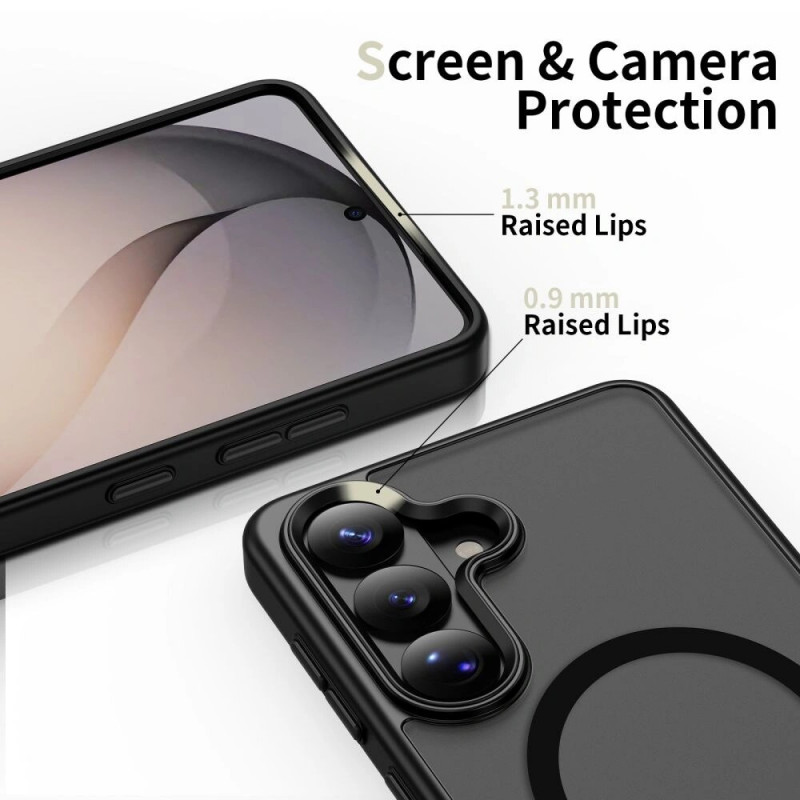 Tech-Protect Magmat MagSafe dėklas, skirtas Samsung Galaxy S26+, matinė juoda