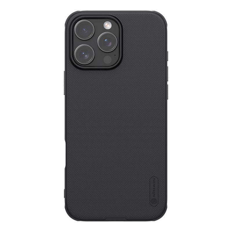 Nillkin Super Frosted Shield Pro dėklas, skirtas Apple iPhone 16 Pro, juodas