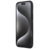 Nillkin Super Frosted Shield Pro dėklas, skirtas Apple iPhone 16 Pro, juodas