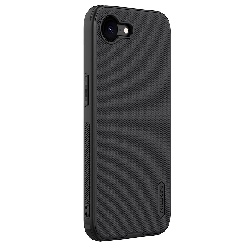 Nillkin Super Frosted Shield Pro Magnetic dėklas, skirtas Apple iPhone 17e / 16e, juodas
