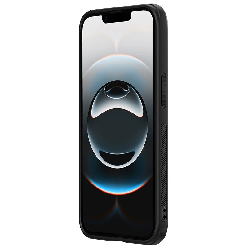 Nillkin Super Frosted Shield Pro Magnetic dėklas, skirtas Apple iPhone 17e / 16e, juodas