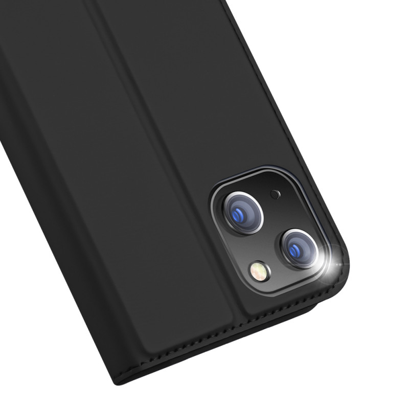 Dux Ducis Skin Pro piniginė su atlenkiamu viršeliu, skirta Apple iPhone 15 Plus, juoda