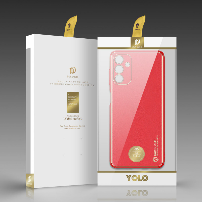 Dux Ducis Yolo dėklas, skirtas Samsung Galaxy A13 5G, raudonas