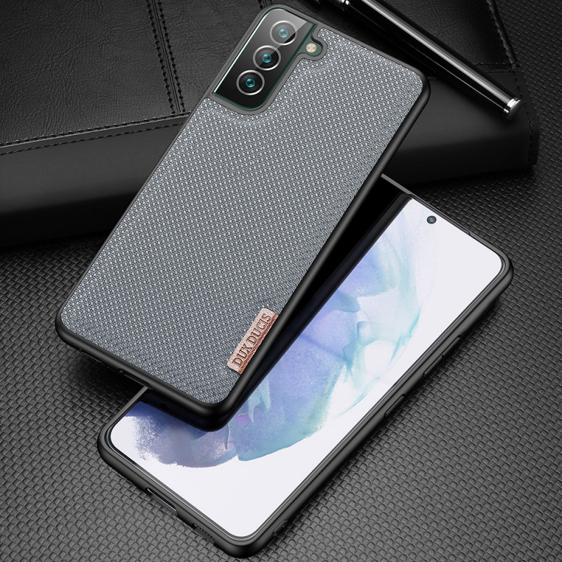 Dux Ducis Fino nailono dėklas, skirtas Samsung Galaxy S22+ (S22 Plus), mėlynas