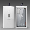 Dux Ducis Fino nailono dėklas, skirtas Samsung Galaxy S22+ (S22 Plus), mėlynas
