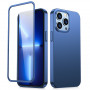Joyroom 360 viso korpuso dėklas + grūdintas stiklas Apple iPhone 13 Pro Max, JR-BP928, mėlynas