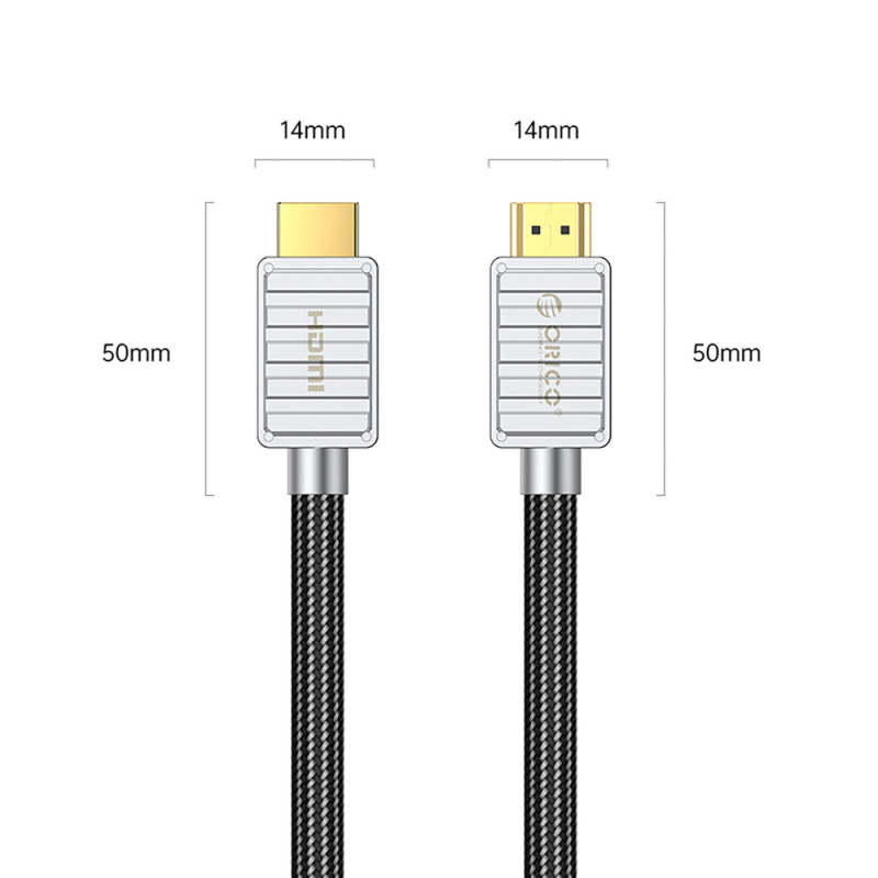 Orico H8CY HDMI 2.1 kabelis, 8K 60 Hz, 3 m, juodas