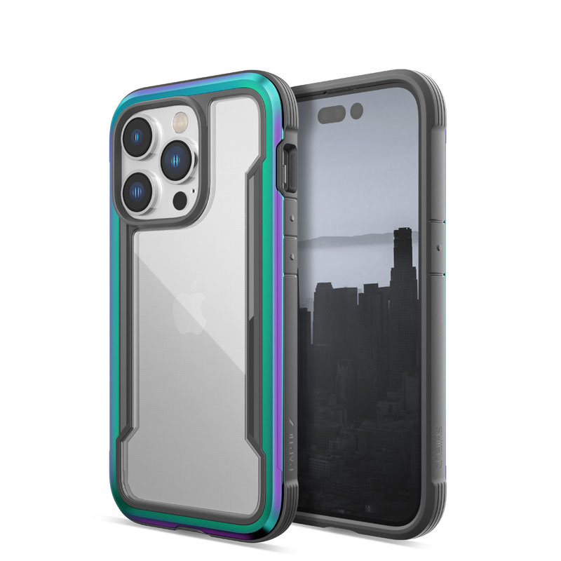 X-Doria Raptic Shield dėklas, skirtas Apple iPhone 14 Pro, iridescent