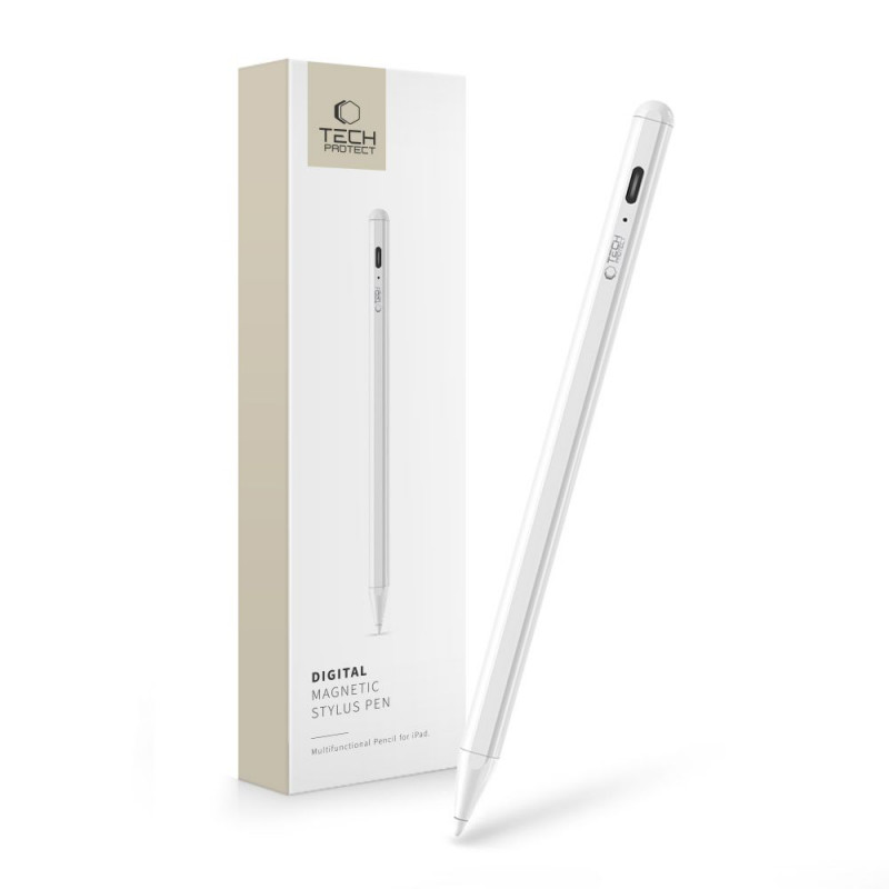 Tech-Protect skaitmeninis rašiklis skirtas Apple iPad, baltas