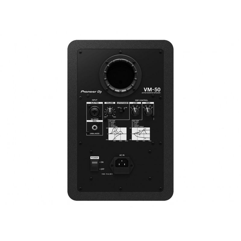 Pioneer VM-50 dviejų juostų garsiakalbis, laidinis, juodas