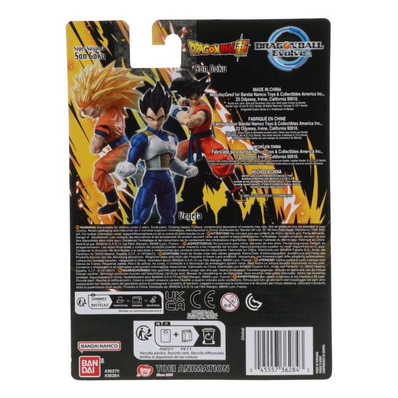 Bandai Dragon Ball Super Evolve Vegeta kolekcinė figūrėlė