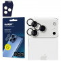 3MK HARDY Lens Protection Pro fotoaparato objektyvo apsauginis stiklas, skirtas Apple iPhone 17 Pro / 17 Pro Max, juodas