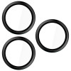 3MK HARDY Lens Protection Pro fotoaparato objektyvo apsauginis stiklas, skirtas Apple iPhone 17 Pro / 17 Pro Max, juodas