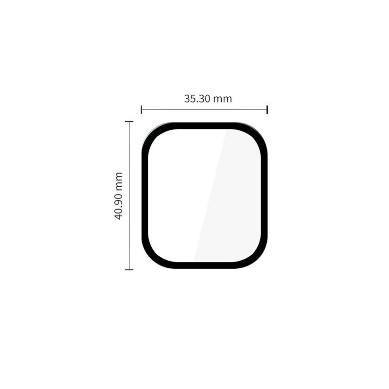 Tech-Protect Glass Flex+ Huawei Watch Fit 5 Pro hibridinis stiklas, juodas (2 vnt.)