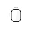 Tech-Protect Glass Flex+ Xiaomi Redmi Watch 6 hibridinis stiklas, juodas (2 vnt.)