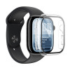 AmazingThing Radix FullGuard stiklo ekrano apsauga su dėklu, skirta Apple Watch Series 11 46 mm, permatoma