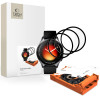 Tech-Protect Easy Set Flex+ hibridinis stiklas, skirtas Xiaomi Watch 5 (3 vnt.), juodas