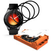 Tech-Protect Easy Set Flex+ hibridinis stiklas, skirtas Xiaomi Watch 5 (3 vnt.), juodas