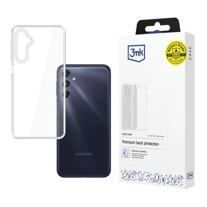 3MK Clear Case, skaidrus, skirtas Samsung Galaxy M34 5G