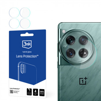 3MK Lens Protection hibridinis fotoaparato objektyvo stiklas skirtas OnePlus 12 5G (4 vnt.)