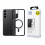 3MK Satin Armor MagCase 156089-0 MagSafe išmaniojo telefono dėklas Samsung Galaxy S24+, permatomas