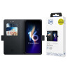 3MK Wallet Case, skirta Apple iPhone 16, juodas