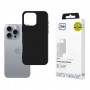 3MK Matt Case, skirta Apple iPhone 16 Pro, juodas