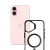 3mk Satin Armor MagCase su MagSafe, skirta Apple iPhone 16 Plus (W-3SAMaCa-AiP16Plu-0), permatomas su juodu rėmeliu