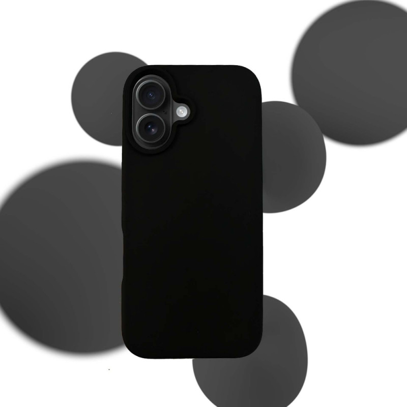 3mk silikoninis dėklas, skirtas Apple iPhone 16 Plus, juodas