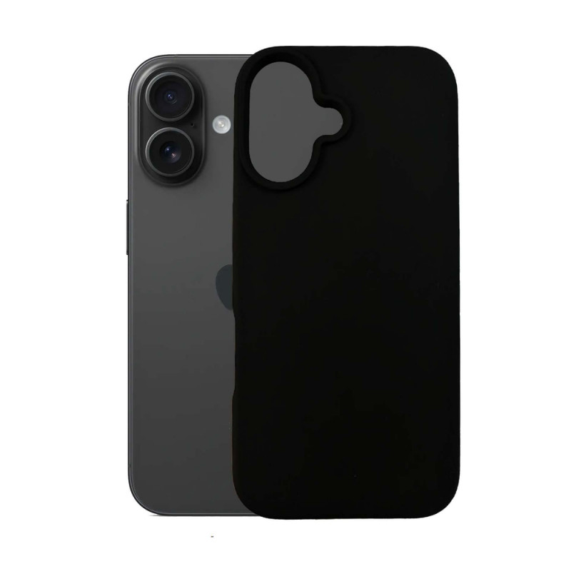 3mk silikoninis dėklas, skirtas Apple iPhone 16 Plus, juodas